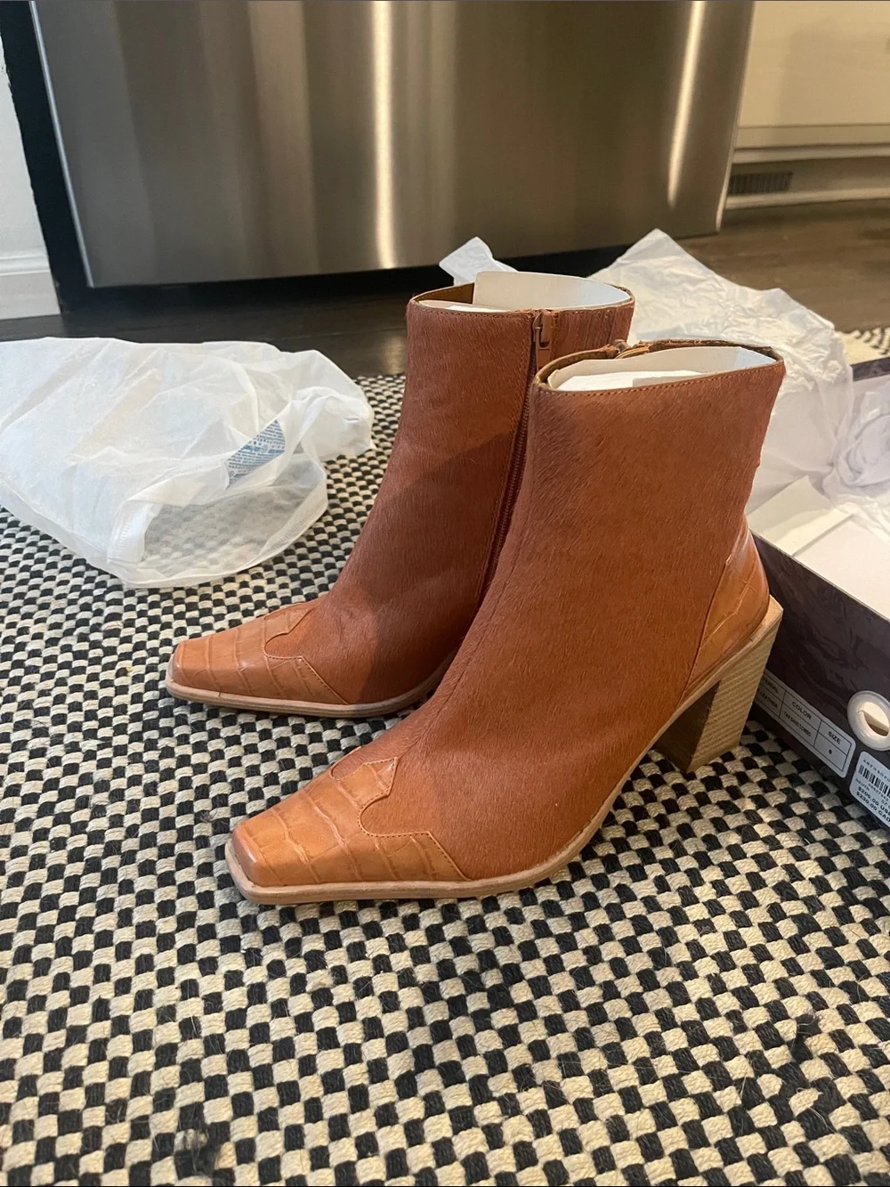 Anthropologie Jeffrey Campbell Heeled Western Boots - Picture 7 of 8